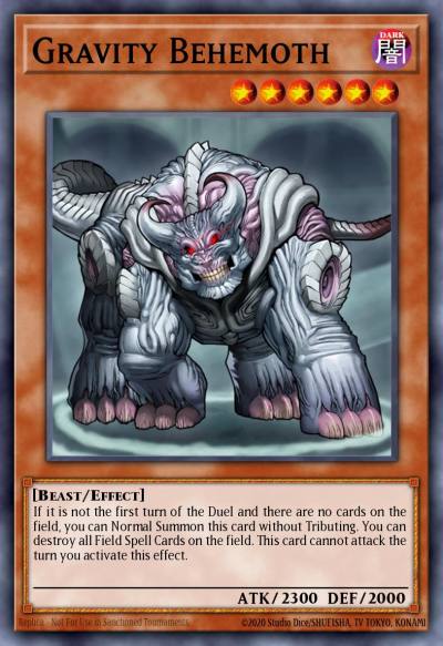 Gravity Behemoth Ultra Rare CP08-EN001 Champion Pack Game Eight Yugioh card