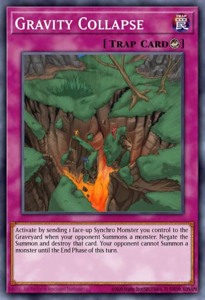 Gravity Collapse Common OP13-EN024 OTS Tournament Pack 13 Yugioh card