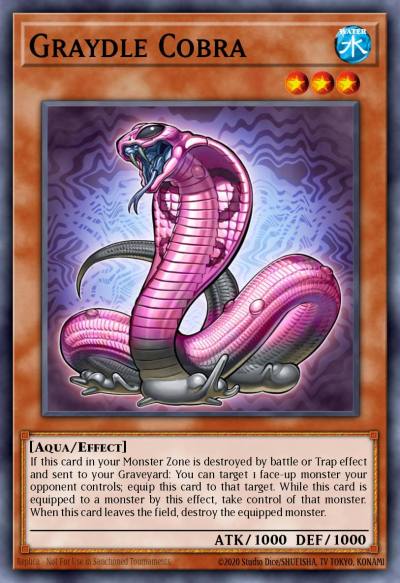 Graydle Cobra Common DOCS-EN034 Dimension of Chaos Yugioh card