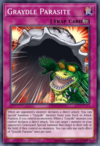 Graydle Parasite Super Rare DOCS-EN074 Dimension of Chaos Yugioh card