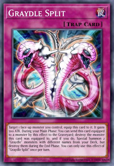 Graydle Split Common DOCS-EN075 Dimension of Chaos Yugioh card
