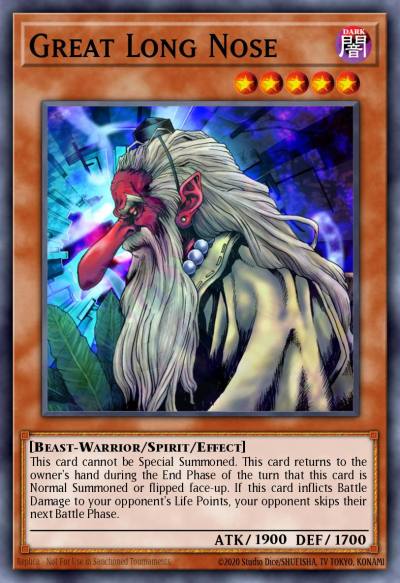 Great Long Nose Common DB2-EN180 Dark Beginning 2 Yugioh card