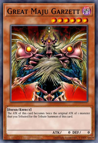 Great Maju Garzett Rare DCR-063 Dark Crisis Yugioh card