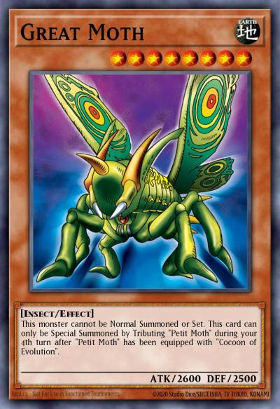 Great Moth Common DB2-EN043 Dark Beginning 2 Yugioh card