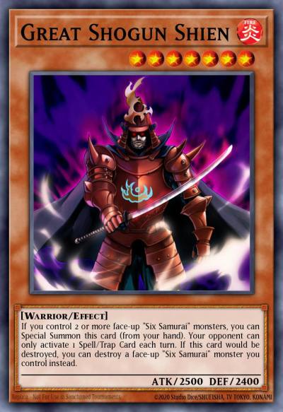 Great Shogun Shien Rare CP08-EN008 Champion Pack Game Eight Yugioh card