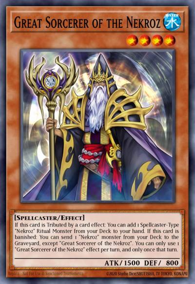 Great Sorcerer of the Nekroz Super Rare THSF-EN011 The Secret Forces Yugioh card