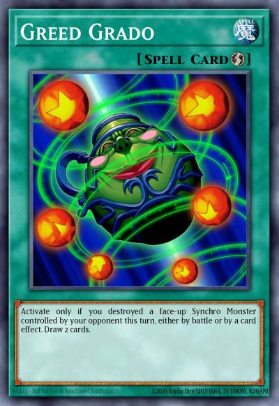 Greed Grado Secret Rare ANPR-EN088 Ancient Prophecy Yugioh card