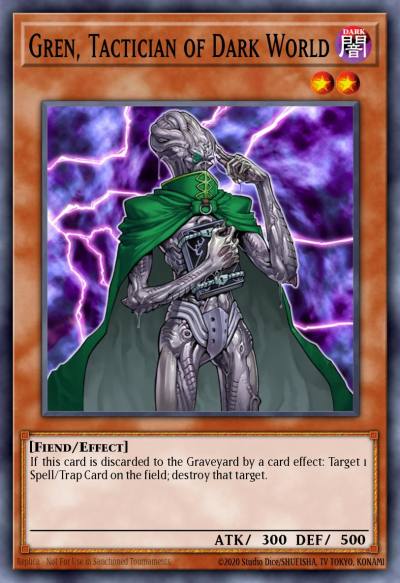 Gren Tactician of Dark World Common SDGU-EN008 Gates of the Underworld Structure Deck Yugioh card