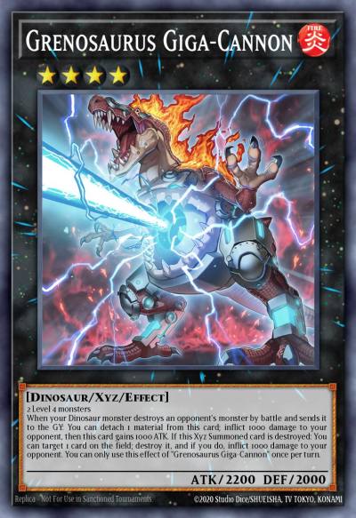 Grenosaurus Giga-Cannon Common MP24-EN370 25th Anniversary Tin Dueling Mirrors Yugioh card