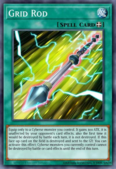 Grid Rod Common RIRA-EN052 Rising Rampage Yugioh card