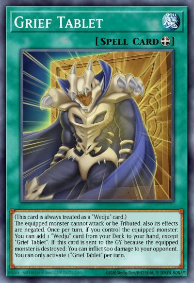 Grief Tablet Super Rare MZTM-EN032 Maze of the Master Yugioh card