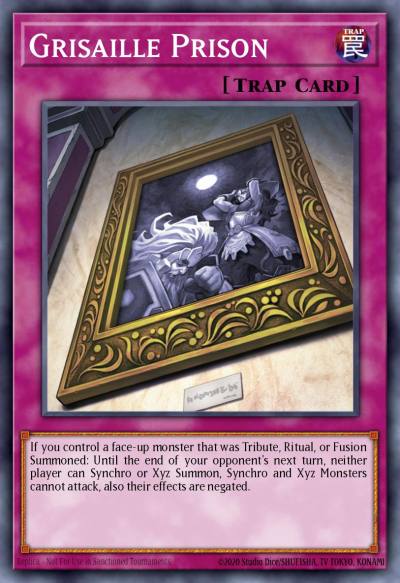 Grisaille Prison Super Rare FUEN-EN059 Fusion Enforcers Yugioh card