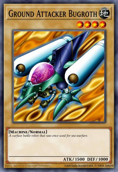 Ground Attacker Bugroth Common MRD-022 Metal Raiders Yugioh card