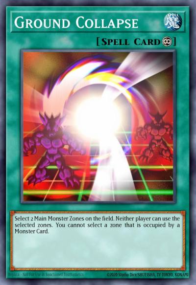Ground Collapse Common DB1-EN184 Dark Beginning 1 Yugioh card