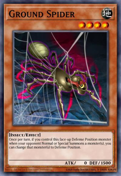 Ground Spider Common SOVR-EN016 Stardust Overdrive Yugioh card
