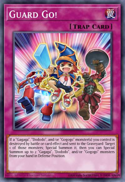 Guard Go Super Rare WSUP-EN029 World Superstars Yugioh card