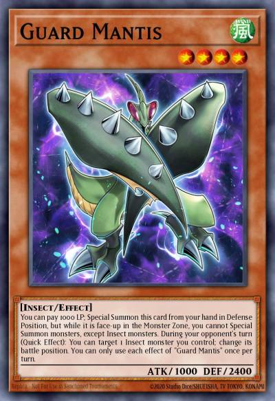 Guard Mantis Ultra Rare BLMR-EN034 Battles of Legend Monstrous Revenge Yugioh card