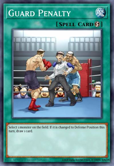 Guard Penalty Rare DR04-EN225 Dark Revelation Volume 4 Yugioh card