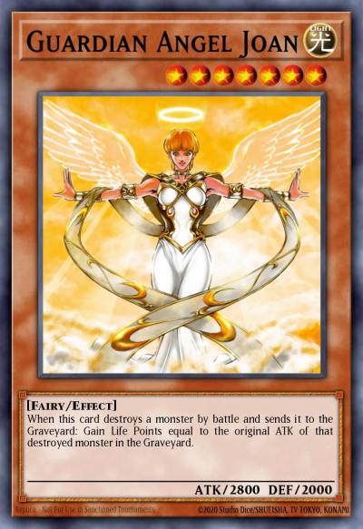 Guardian Angel Joan Mosaic Rare BP02-EN026 Battle Pack 2 War of the Giants Yugioh card