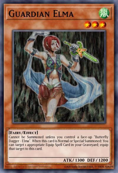 Guardian Elma Common DCR-005 Dark Crisis Yugioh card