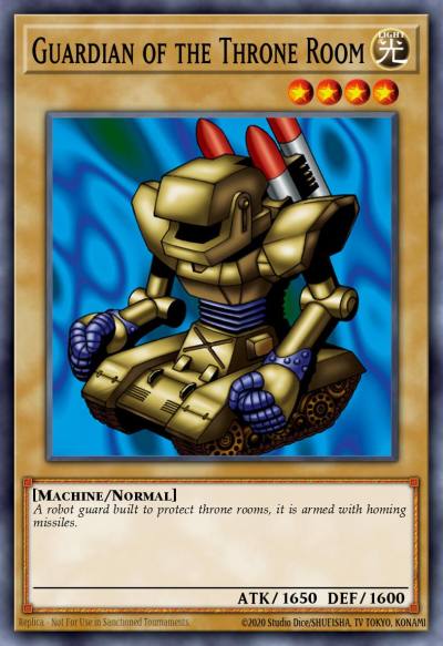 Guardian of the Throne Room Common MRL-013 Magic Ruler Yugioh card