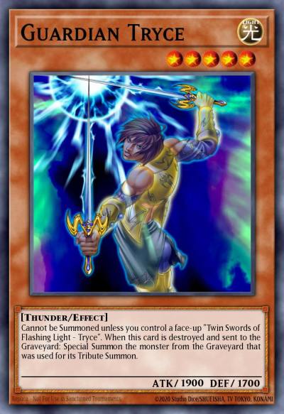 Guardian Tryce Rare DCR-010 Dark Crisis Yugioh card