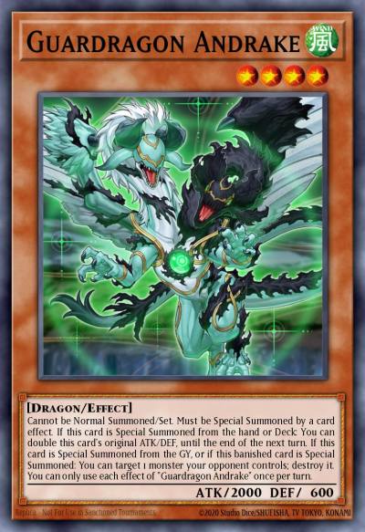 Guardragon Andrake Common MP20-EN011 2020 Tin of Lost Memories Mega Pack Yugioh card