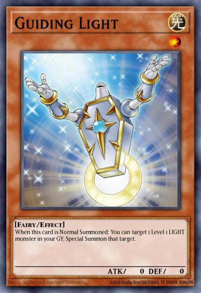 Guiding Light Common SR05-EN022 Structure Deck Wave of Light Yugioh card