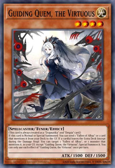 Guiding Quem the Virtuous Prismatic Secret Rare MP24-EN078 25th Anniversary Tin Dueling Mirrors Yugioh card