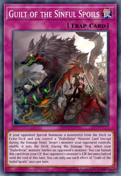 Guilt of the Sinful Spoils Common MP25-EN427 2025 Mega-Pack Tin Yugioh card