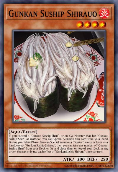 Gunkan Suship Shirauo Common MP22-EN202 2022 Tin of the Pharaohs Gods Yugioh card