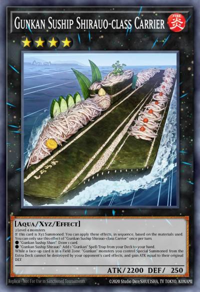 Gunkan Suship Shirauo-class Carrier Common MP22-EN215 2022 Tin of the Pharaohs Gods Yugioh card