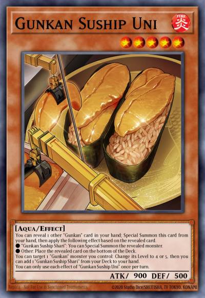 Gunkan Suship Uni Common MP22-EN201 2022 Tin of the Pharaohs Gods Yugioh card