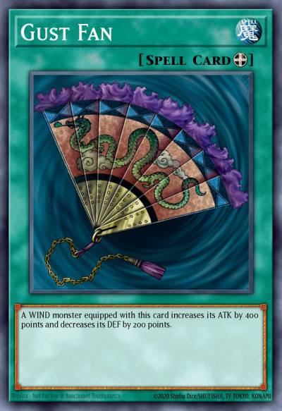 Gust Fan Rare TP1-011 Tournament Pack 1st Season Yugioh card
