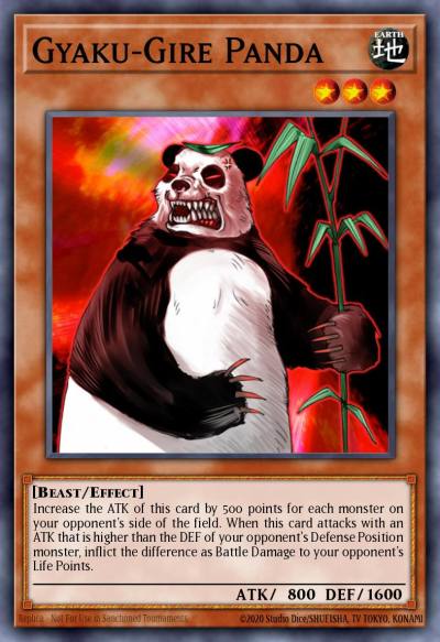 Gyaku-Gire Panda Common DCR-021 Dark Crisis Yugioh card