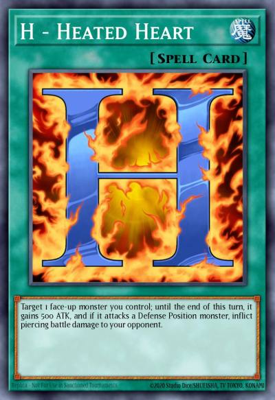 H - Heated Heart Common DR04-EN218 Dark Revelation Volume 4 Yugioh card