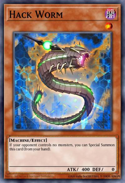 Hack Worm Common MP18-EN041 2018 Mega-Tin Mega Pack Yugioh card
