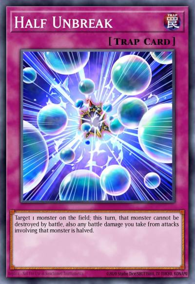 Half Unbreak Common MP16-EN040 2016 Mega-Tin Mega Pack Yugioh card