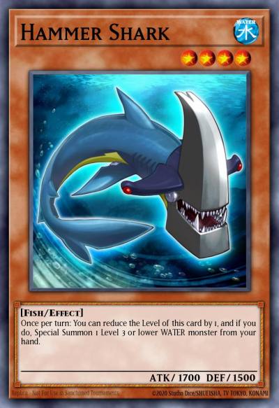 Hammer Shark Rare GAOV-EN008 Galactic Overlord Yugioh card