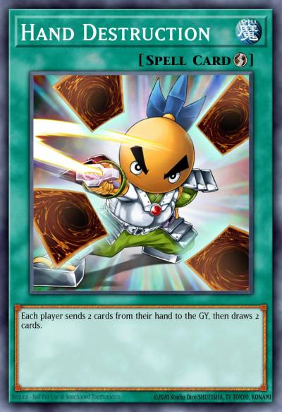 Hand Destruction Rare DP07-EN018 Duelist Pack Jesse Anderson Yugioh card