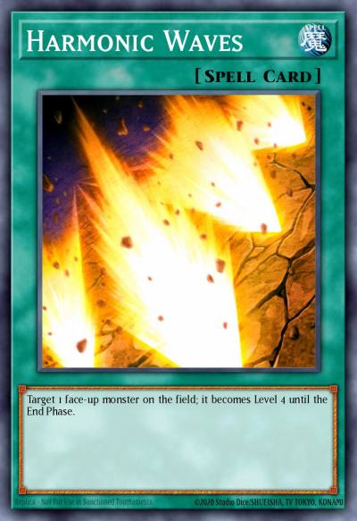 Harmonic Waves Common YS11-EN022 Starter Deck Dawn of the Xyz Yugioh card