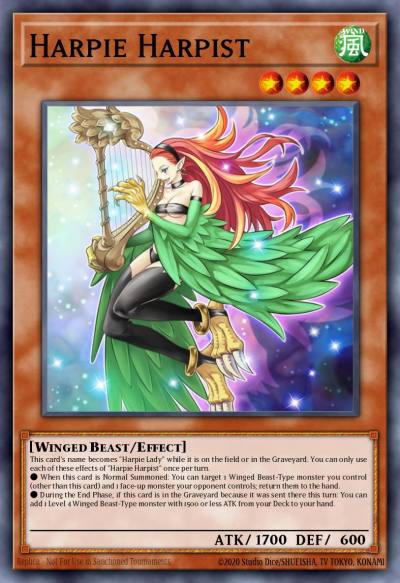 Harpie Harpist Super Rare CROS-EN099 Crossed Souls Yugioh card