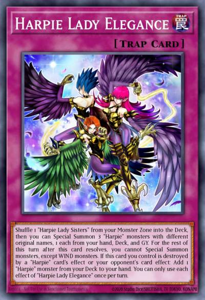 Harpie Lady Elegance Common LDS2-EN089 Legendary Duelists Season 2 Yugioh card