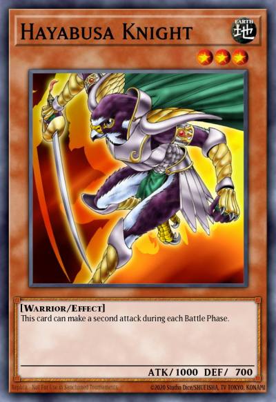 Hayabusa Knight Rare DB1-EN196 Dark Beginning 1 Yugioh card