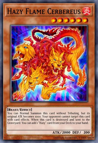 Hazy Flame Cerbereus Common CBLZ-EN028 Cosmo Blazer Yugioh card