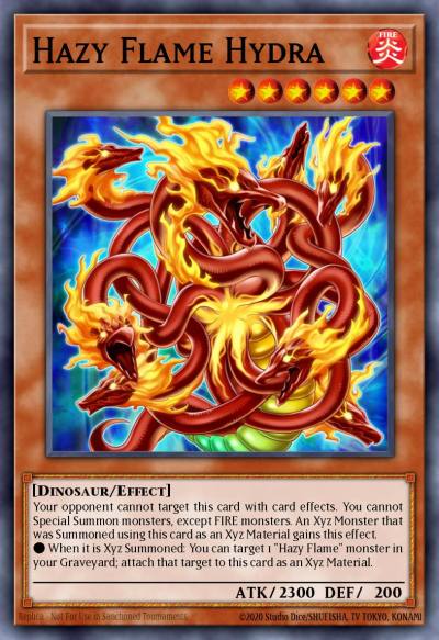 Hazy Flame Hydra Common PRIO-EN027 Primal Origin Yugioh card