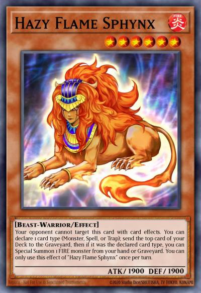 Hazy Flame Sphynx Common CBLZ-EN030 Cosmo Blazer Yugioh card