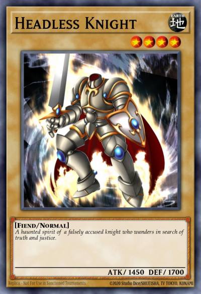 Headless Knight Common DB1-EN248 Dark Beginning 1 Yugioh card