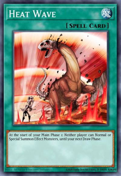 Heat Wave Collector's Rare RA03-EN058 Quarter Century Bonanza Yugioh card