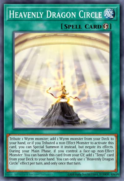 Heavenly Dragon Circle Ultra Rare GFP2-EN165 Ghosts From the Past The 2nd Haunting Yugioh card